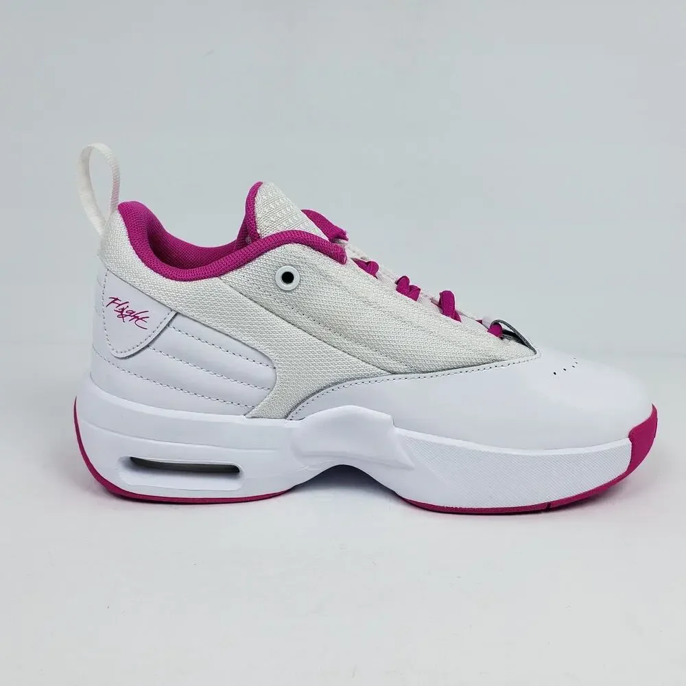 Nike Air Jordan Max Aura 6 Youth Girls Sz 5Y Womens Sz 6.5 White Fire Pink Shoes